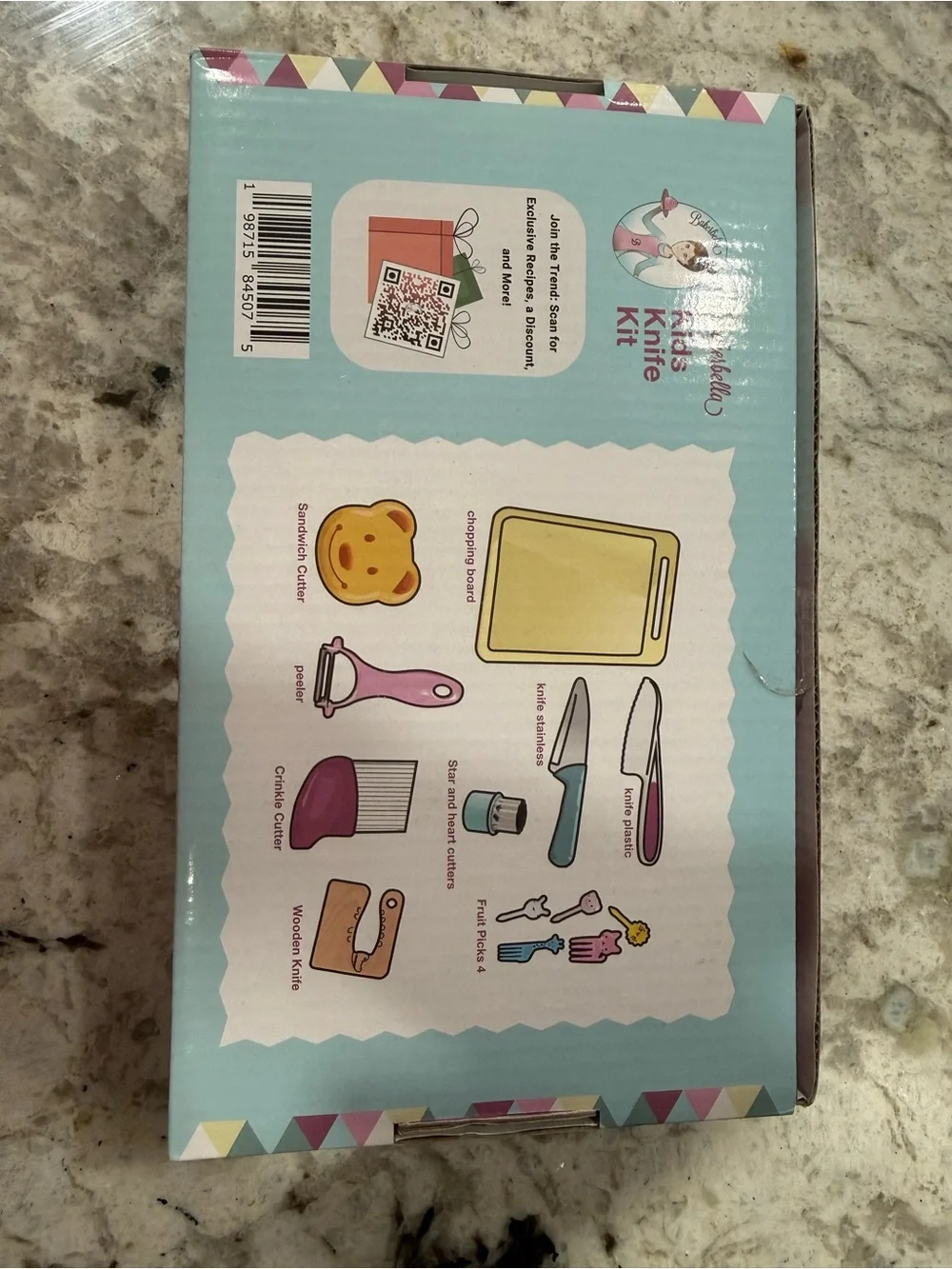 Kids Play Baking Set - Pink & Teal